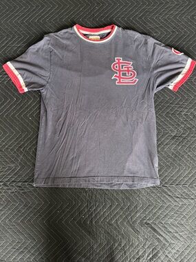 Red Jacket Navy Short Sleeve Tee with Red & White Trim